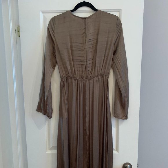 Zara - GREEN CUT OUT DRESS - Picture 3 of 3